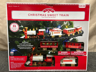 Holiday Time Christmas Sweet Train