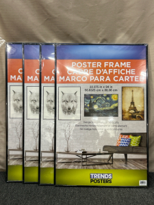 (4) Trends International Poster Frames