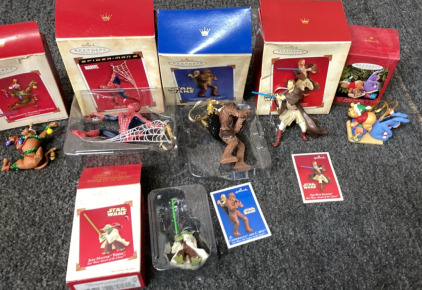 STAR WARS: ATTACK OF THE CLONES OBI-WAN KENOBI ORNAMENT, STAR WARS: EMPIRE STRIKES BACK CHEWBACCA AND C-3PO ORNAMENT, JEDI MASTER YODA ORNAMENT. AND MORE.