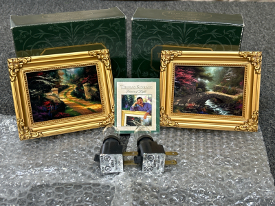 (2) Thomas Kinkade Night Lights