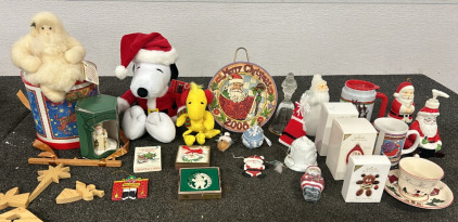 Assorted Christmas Ornaments, Cups, WindChime, & More!