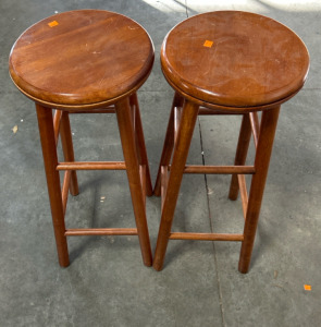 (2) Countertop Height Stools