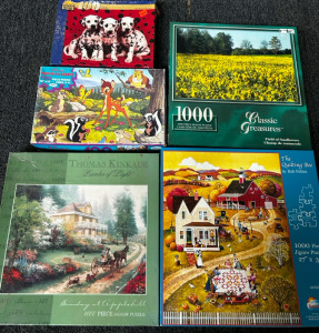 Family Game Night Puzzles! Beautiful House Puzzles, And Floral Puzzles