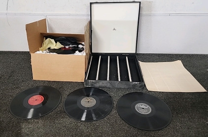 Various Classic Records Full Box. Slide Film Organizer