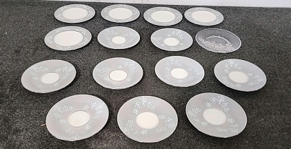 (15)Castleton China Saucers