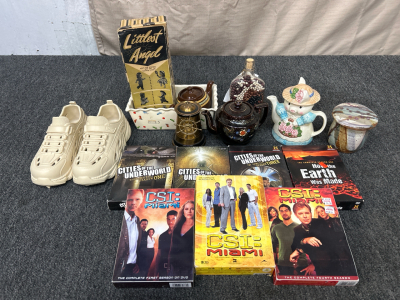 Vintage Doll, Ceramics, TV Shows And More