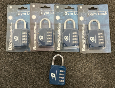 (5) Bodybuilding.com Gym Locks