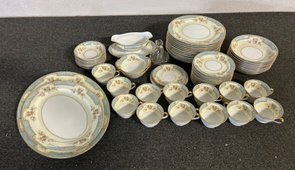 Noritake Blue Dawn China Set