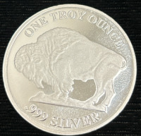 Liberty One Troy Ounce .999 Silver- Verified - 2