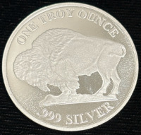 Liberty One Troy Ounce .999 Silver- Verified - 2