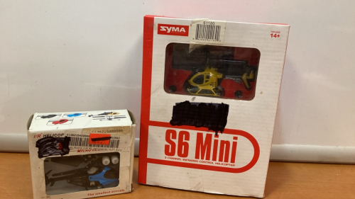 Micro Helicopter & s6 Mini 3 channel Infrared Control Helicopter