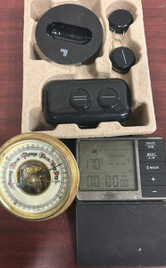 Electric Key Finder, Expert Grill Gag, Vintage Weather Barometer