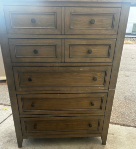 Dark Brown 5 Drawer Dresser