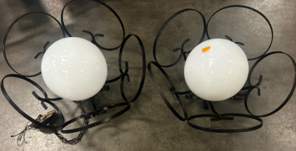 (2) Circle Hanging Lights