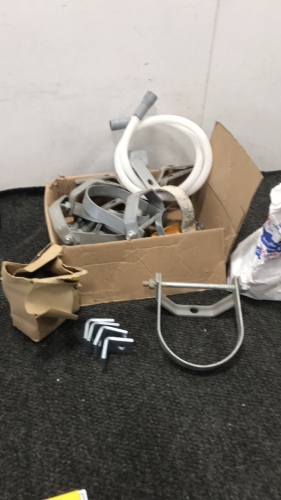 Box Of Metal Brackets and More