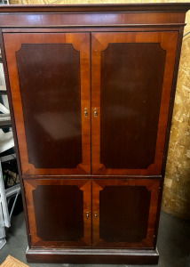 Darker Brown TV Stand/Hutch