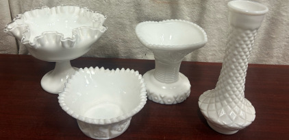 White Glass Ware