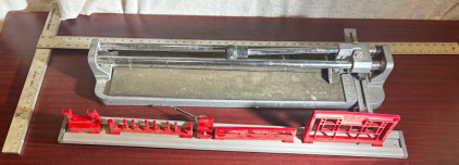 Tile Cutter W/ Long Metal Measuring Stick