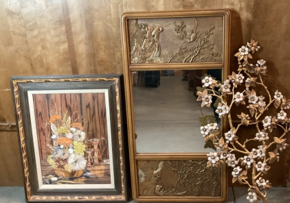 Vintage Painting, Mirror & More