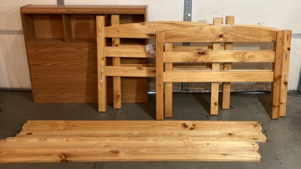 Twin Bunk Bed Frame & Twin Head Board