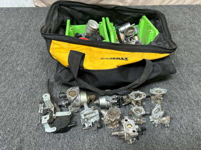 Dewalt Toolbag With Miscellaneous Car Parts