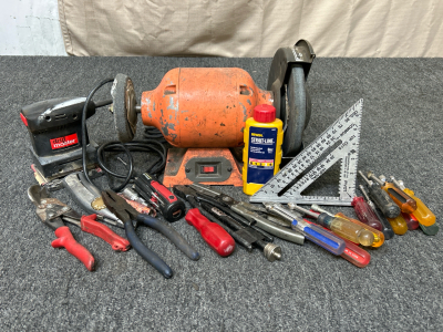 Bench Grinder, Sander, and Other Tools