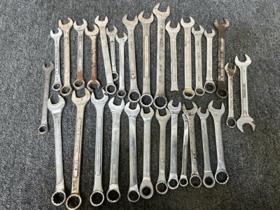 Different Brand Wrenches: Chrome Vanadium, Husky, Drop Forged, All Trade and More