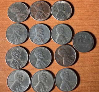 Vintage Wheat Pennies