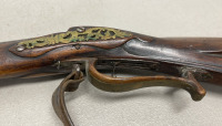 Bertrand Malvaux Austrian Flintlock, Black Powder Rifle W/ Strap - 7