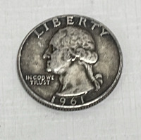 (2) Washington Silver Quarters Dated 1957 And 1961 - 3