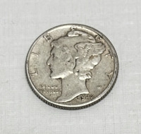 (4) Mercury Silver Dimes Dated 1941 To 1945 - 5