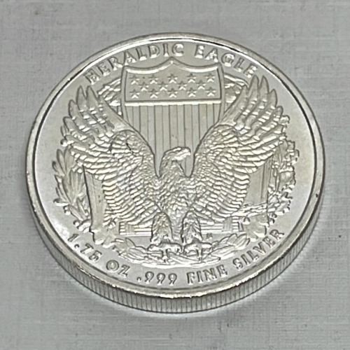 1.75 Ounce .999 Fine Silver Round