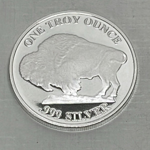 Buffalo One Troy Ounce .999 Fine Silver Round