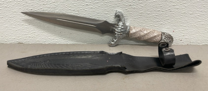 Eagle Head Dagger And Sheath