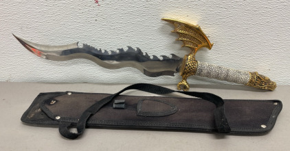 Dragon Short Sword W/ Sheath