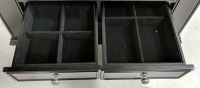 (1) Black Jewelry Box w/ Mirror and Drawers - 3