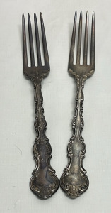 (2) Gorham Sterling Silver Dinner Forks