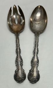 (2) Gorham Sterling Silver Serving Spoons