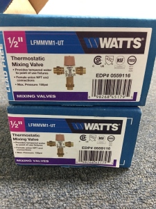 Watts Thermostatic Tempering Valves