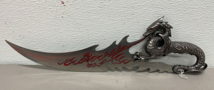 Flaming Dragon Blade Knife