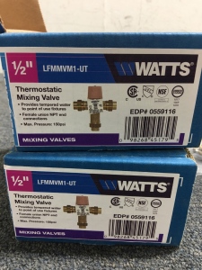 Watts Thermostatic Tempering Valves