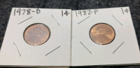 Liberty Dollar, (9) Pennies (Year and Mint in Photos) - 4