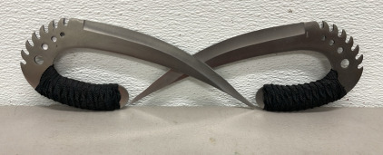 Set Of Two Stainless Steel Saber Claws