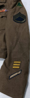 WWII Military Army Jacket W/ Rank And Pins sIZE 37C - 3