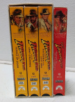 Indiana Jones VHS (4) Tapes, Photo, John Wayne VHS Tape Set, Skull, Train Set - 3