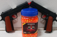 (2) Air Soft Guns, BB refill