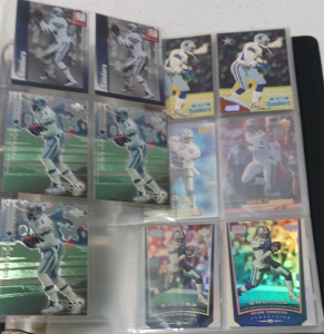 Binder of Deion Sanders Sports Cards (Approx 100)