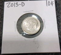 Liberty Dollar, 2013 Dime, (8) Pennies (Year and Mint in Photos) - 7