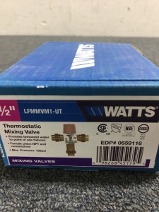 Watts Thermostatic Tempering Valve