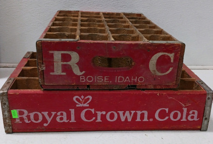 (2)Royal Crown Cola (RC Cola) Vintage Storage Bin